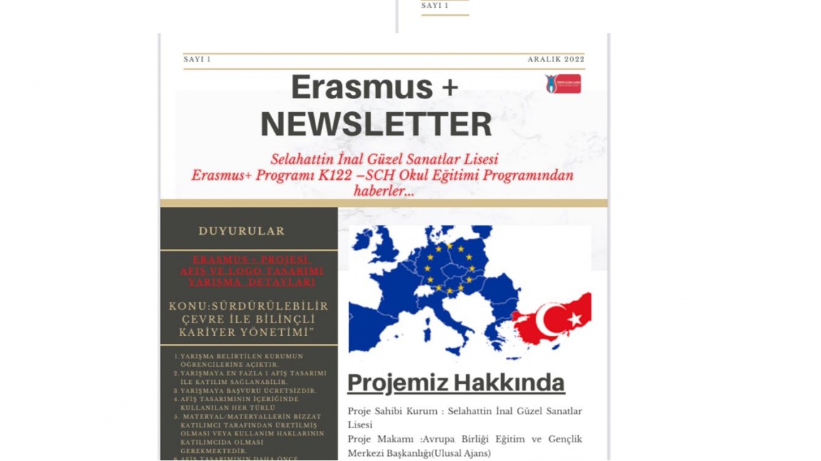 Erasmus Gazetesi İlk Sayısı Yayınlandı