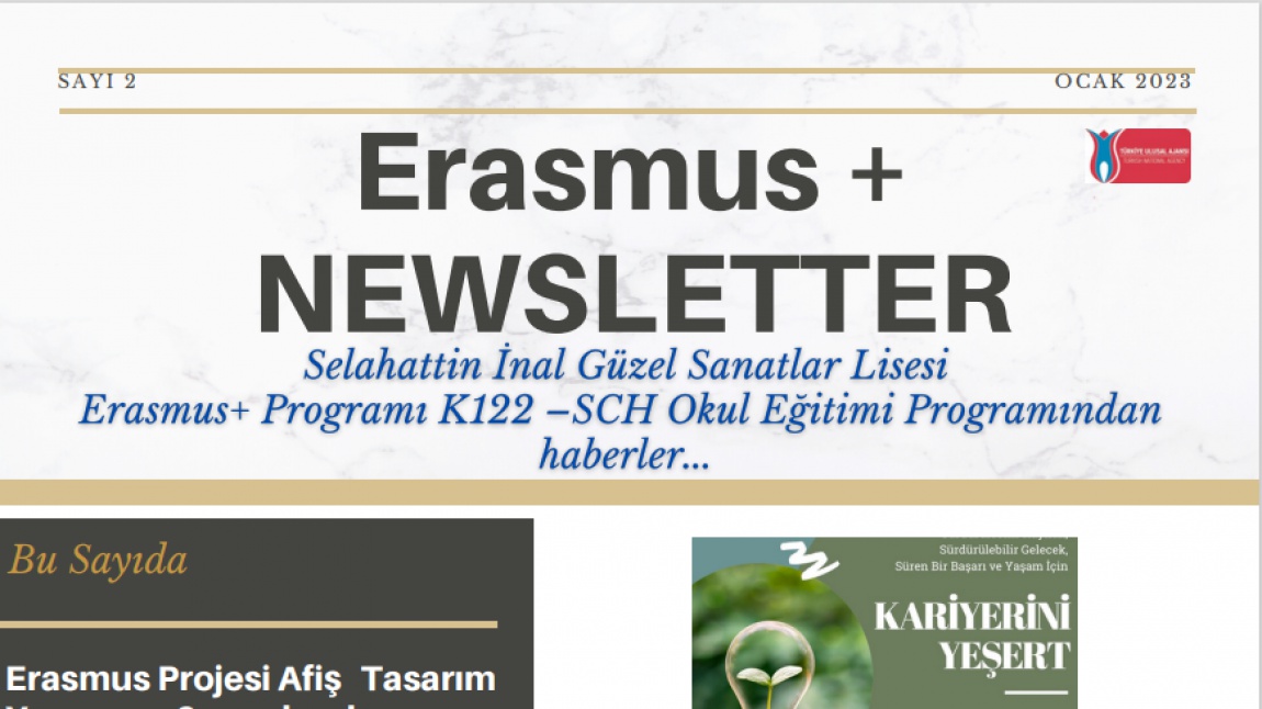 Erasmus Gazetemizin 2. Sayısı Yayınlandı